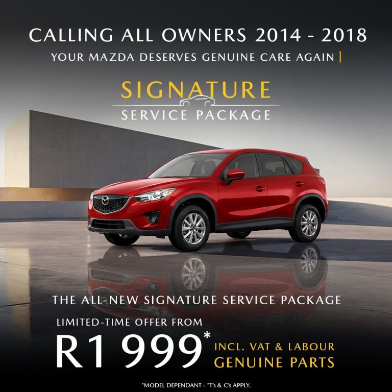 Mazda Introduces Signature Service Package For Out-Of-Warranty Vehicles ...