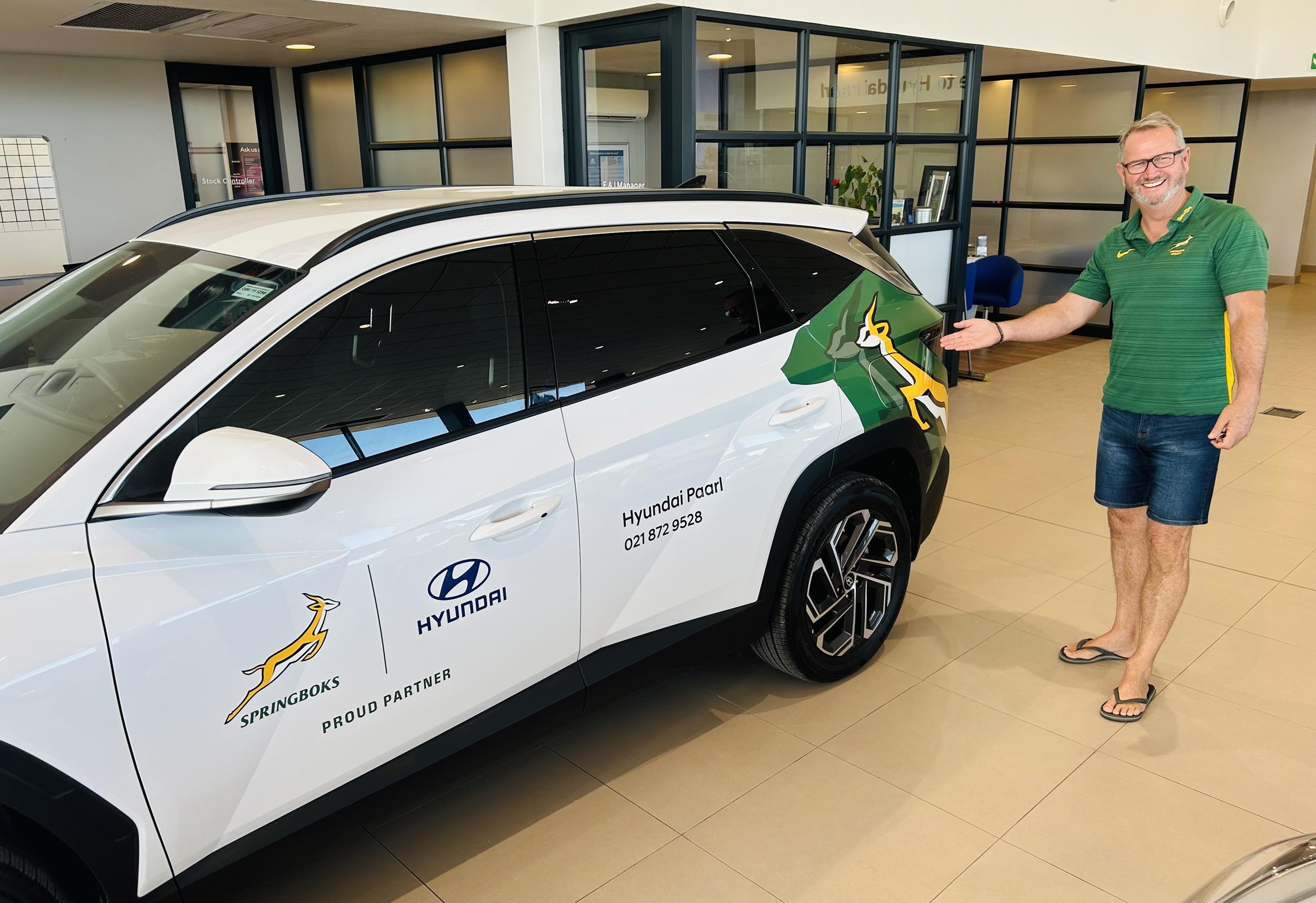 Hyundai Partners with Springbok Women Coach Swys de Bruin